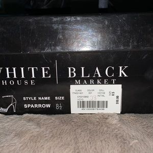 Black open toed heels